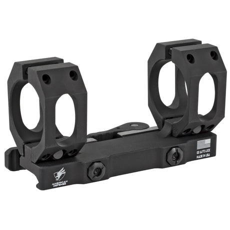 American Defense Mfg 34mm Quick Detach Scope Rings Rings in Black - 1