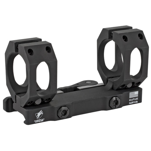 American Defense Mfg 34mm Quick Detach Scope Rings Rings in Black - 1