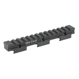 Bravo Company A/T Optic Riser 13-Slot Bases in Black - 1