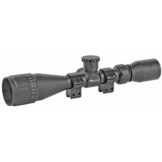 BSA Optics Sweet 17 AO 3-9x40mm .17 HMR Duplex Riflescope w/ Dovetail Rings - BSA17-39X40AOWRTB - 1