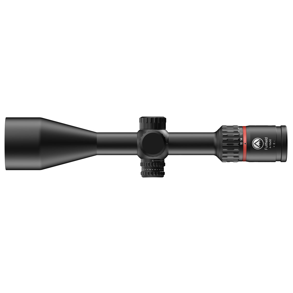 Burris Fullfield 4-16x50mm Plex Reticle Hunting Rifle Scope, 1-inch tube for precision shooting