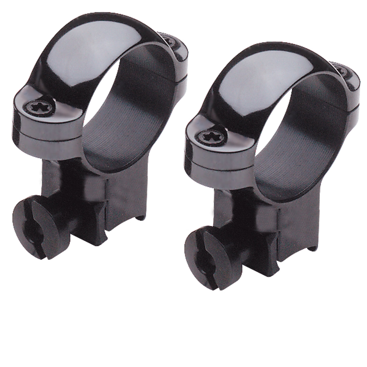 Burris Rimfire 1-Inch High Scope Rings Rings in Black Gloss - 1