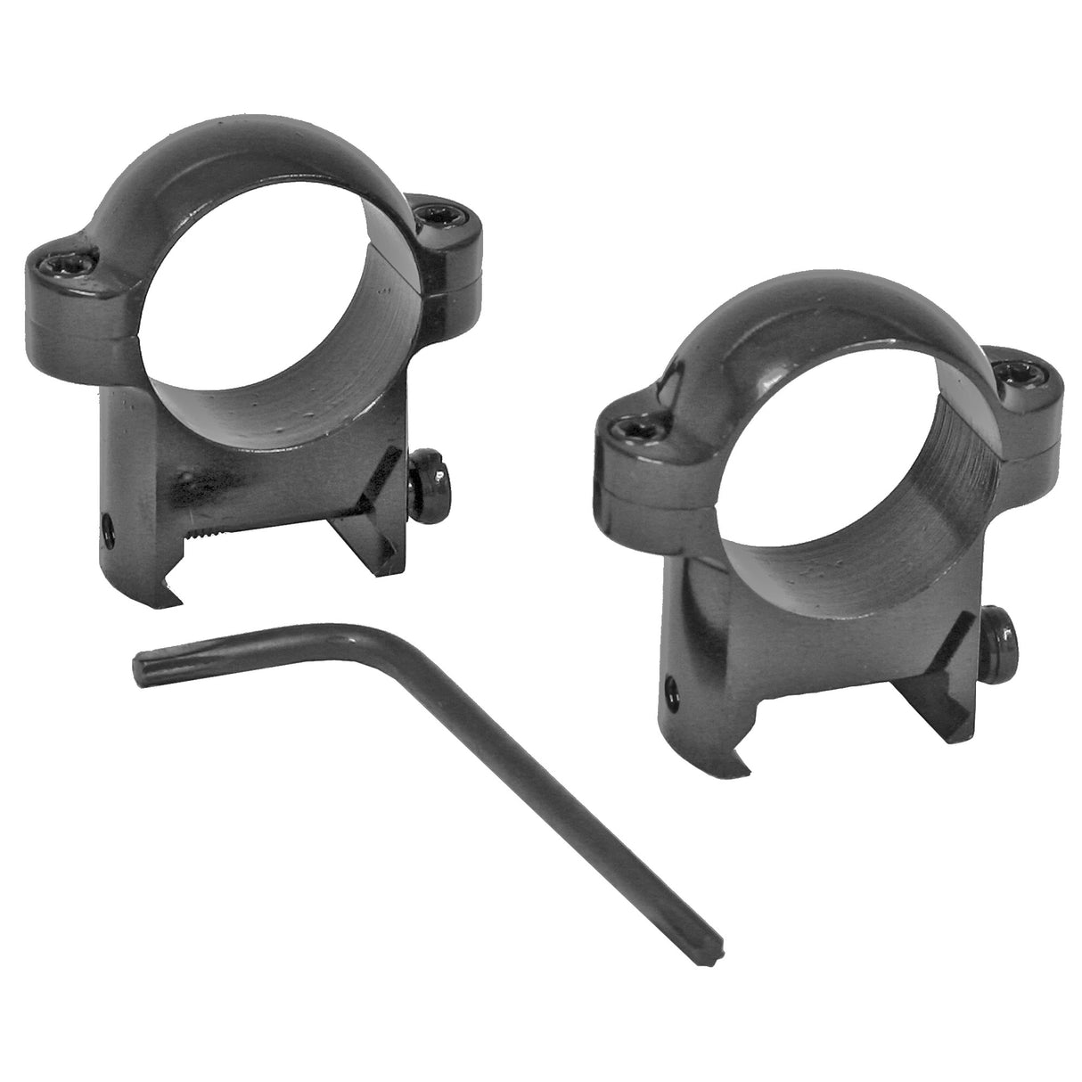Burris Zee 1-Inch Medium Scope Rings Rings in Black Gloss - 1