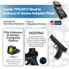 Canik TP9 and SFX Rival Holosun 407K/507K/EPS/ EPS Carry Adapter Plate - DOGTAG - Aluminum - Calculated Kinetics