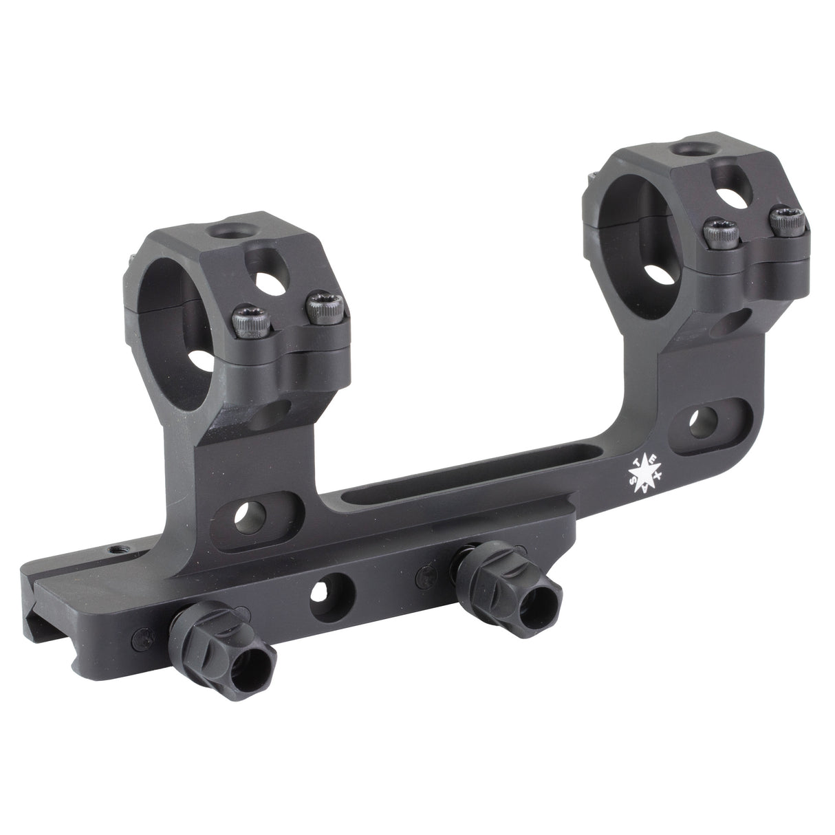 IRAY USA 30mm Cantilever Scope Mount Rings in Black Hard Coat Anodized - 1