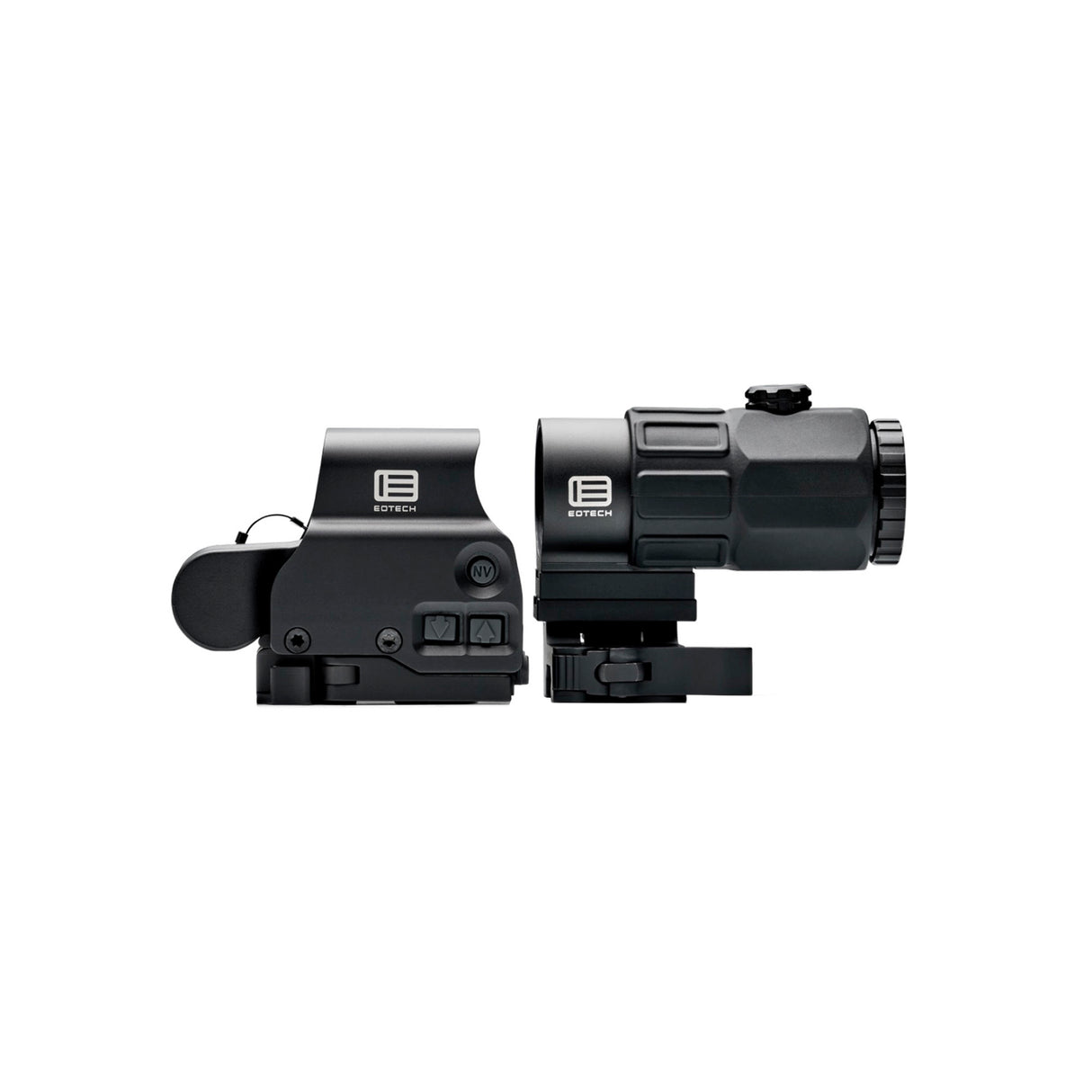 EOTech HHS IX Holographic Hybrid Sight EXPS3-DCR with G45 5X Magnifier in Black.