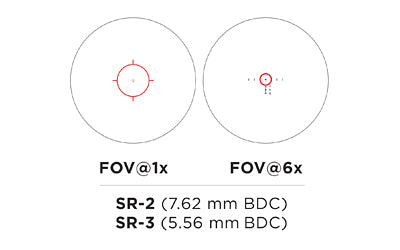 EOTech Vudu 1-6x24mm FFP Illuminated SR2 MOA Reticle 30mm Riflescope - EOVUDU1-6FFPSR2 - 4