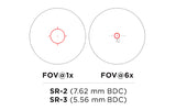 EOTech Vudu 1-6x24mm 30mm FFP Illuminated SR3 BDC Riflescope - EOVUDU1-6FFPSR3 - 4