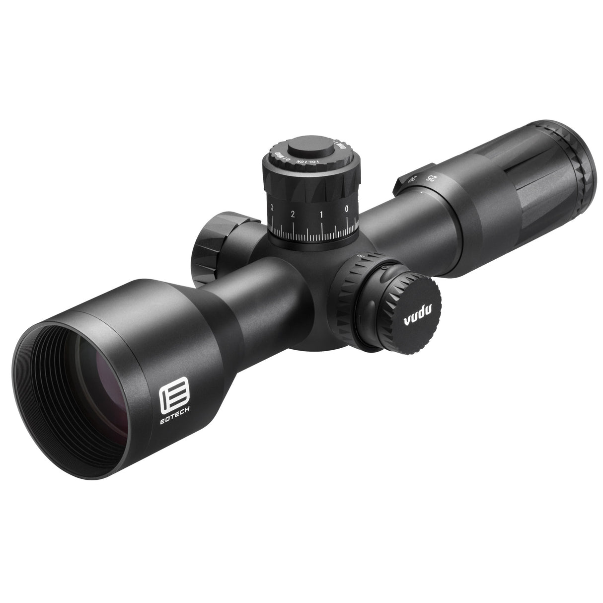 EOTech Vudu 5-25x50 FFP Illuminated MD3 MRAD Reticle Riflescope 34mm Tube for Long-Range Precision Shooting