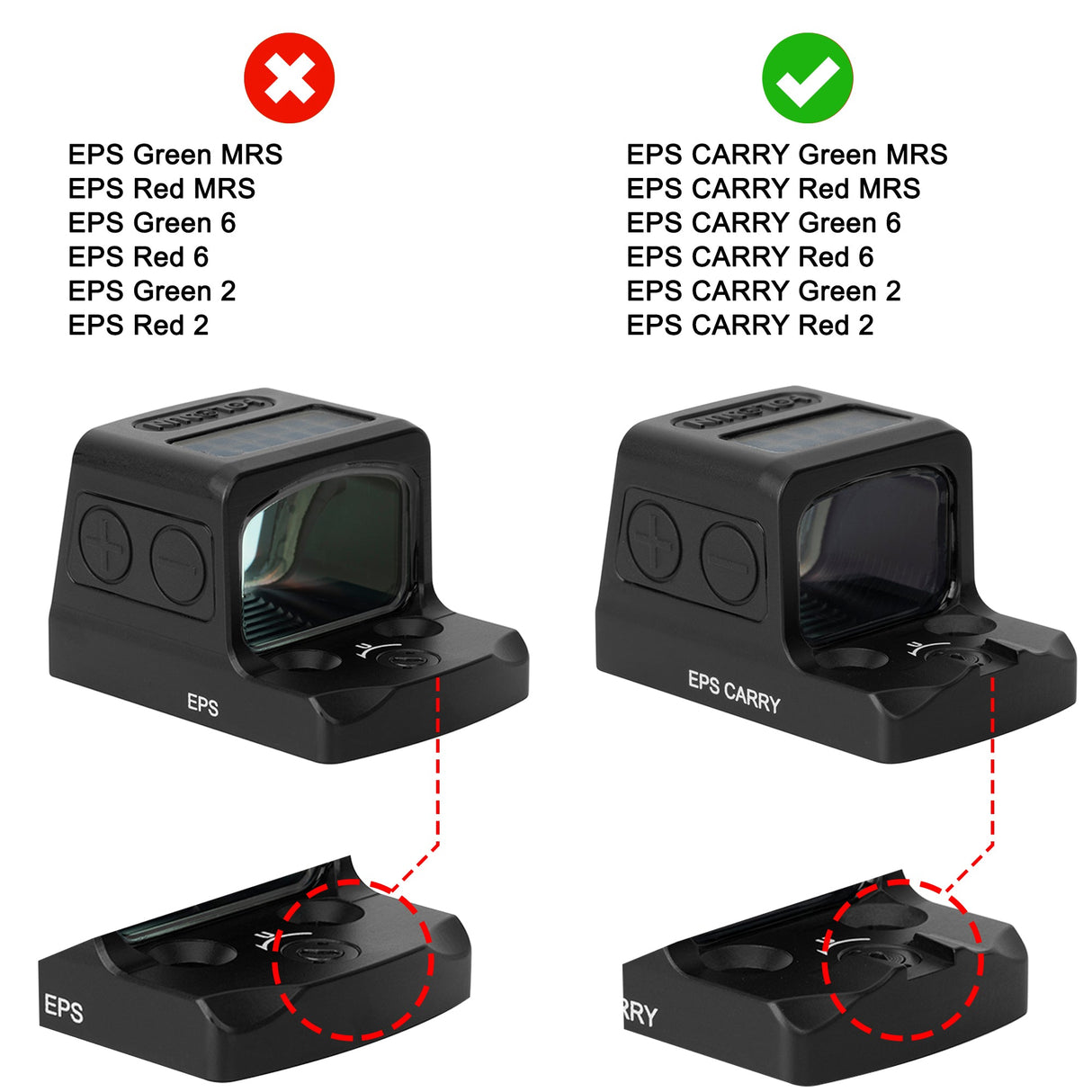 OpticGard Scope Cover for Holosun® EPS Carry