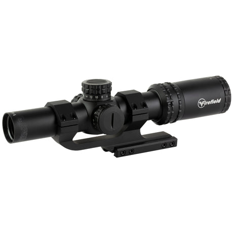 Firefield RapidStrike 1-6x24mm LPVO Rifle Scope with Dual Illuminated Circle Dot Reticle and Cantilever Mount for tactical and 3-Gun shooting