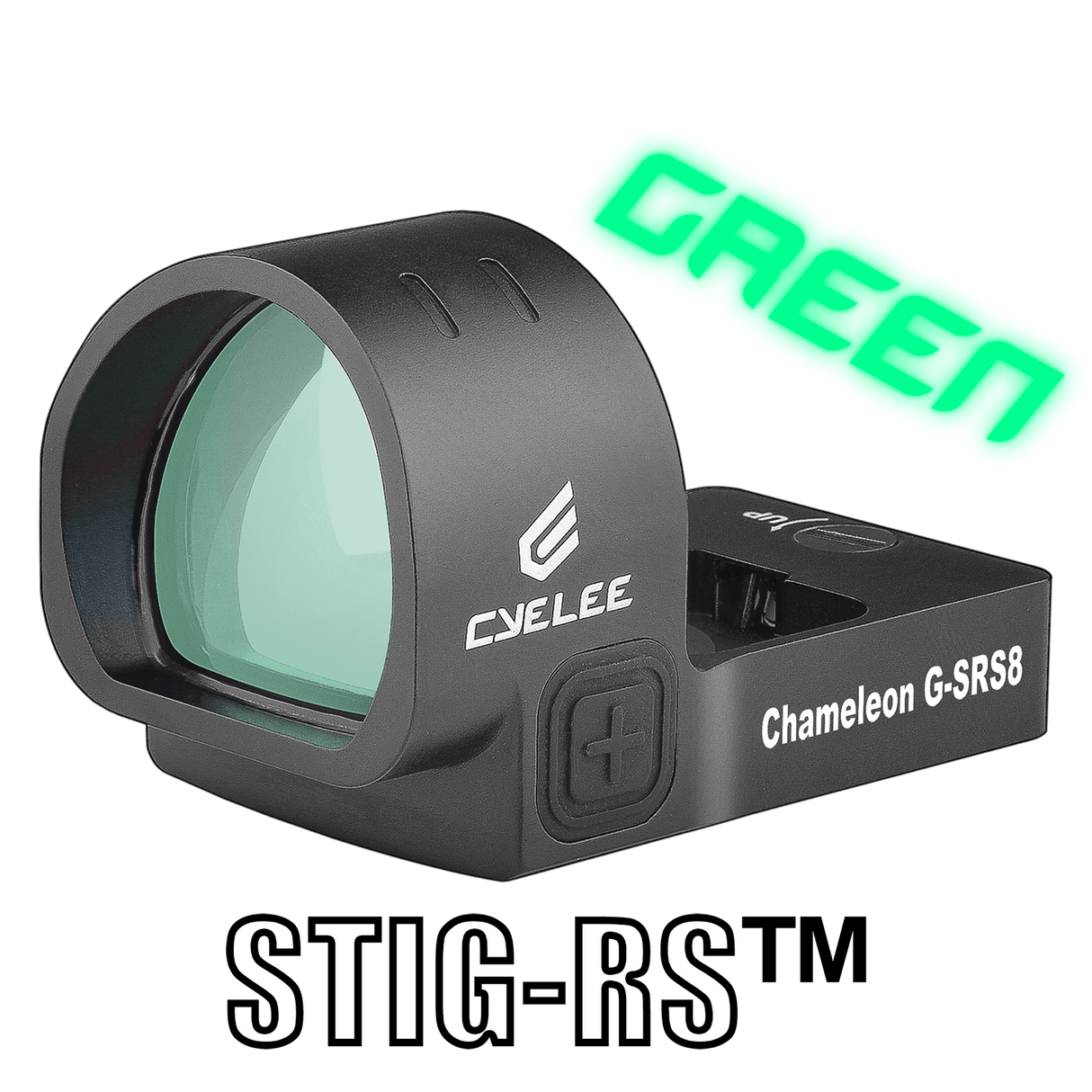 Cyelee Chameleon G-SRS8 w/ STIG-RS, Green 8 MOA Dot, RMR Footprint