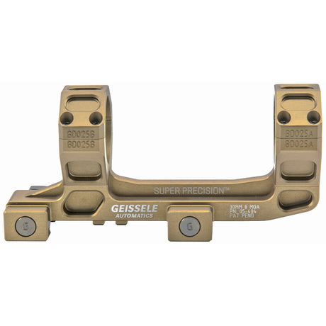Geissele Automatics Super Precision 30mm Scope Rings Rings in Desert Tan Anodized - 1