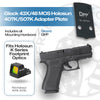 Glock 43X/48 MOS to Holosun 407K, 507K Adapter Plate - Aluminum - DPP