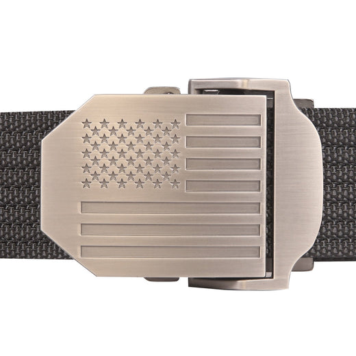 Highland Tactical Nylon Belt - American Flag Buckle