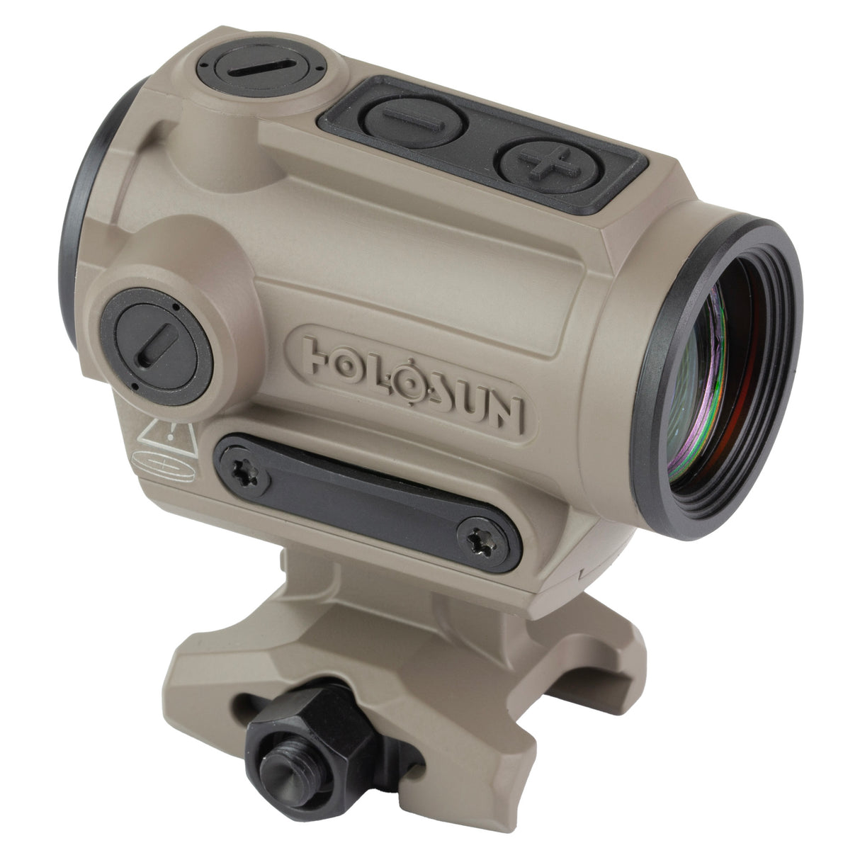 Holosun FDE ARO Red 2MOA Dot Only Reticle 22mm Housing, Shake Awake, 1/3 Co-Witness - ARO-RD2-FDE