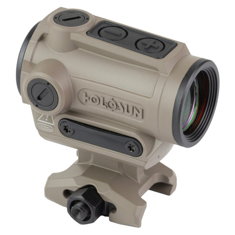 Holosun FDE ARO Red 2MOA Dot Only Reticle 22mm Housing, Shake Awake, 1/3 Co-Witness - ARO-RD2-FDE