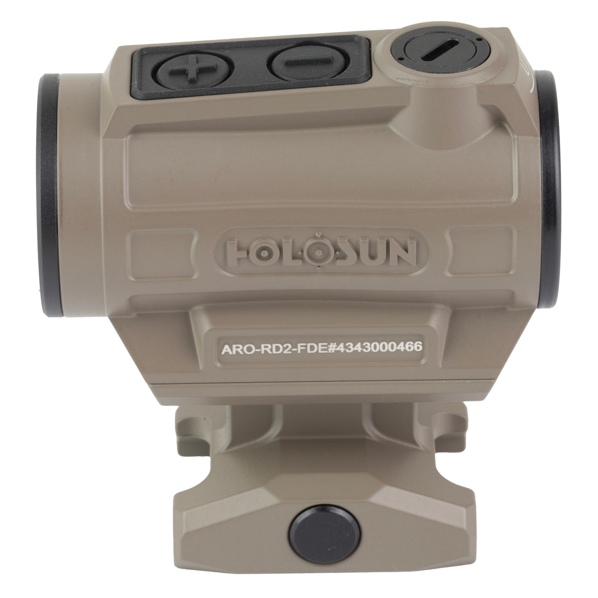 Holosun FDE ARO Red 2MOA Dot Only Reticle 22mm Housing, Shake Awake, 1/3 Co-Witness - ARO-RD2-FDE