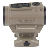 Holosun FDE ARO Red 2MOA Dot Only Reticle 22mm Housing, Shake Awake, 1/3 Co-Witness - ARO-RD2-FDE