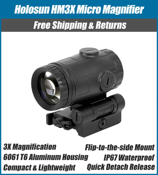 🎯 Holosun HM3X Magnifier Best Price (Save 15%) - In Stock - FREE