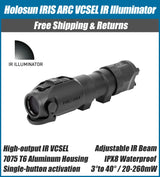 Holosun IRIS-ARC VCSEL IR Illuminator - Adjustable Spot to Flood Switch & Pressure Pad