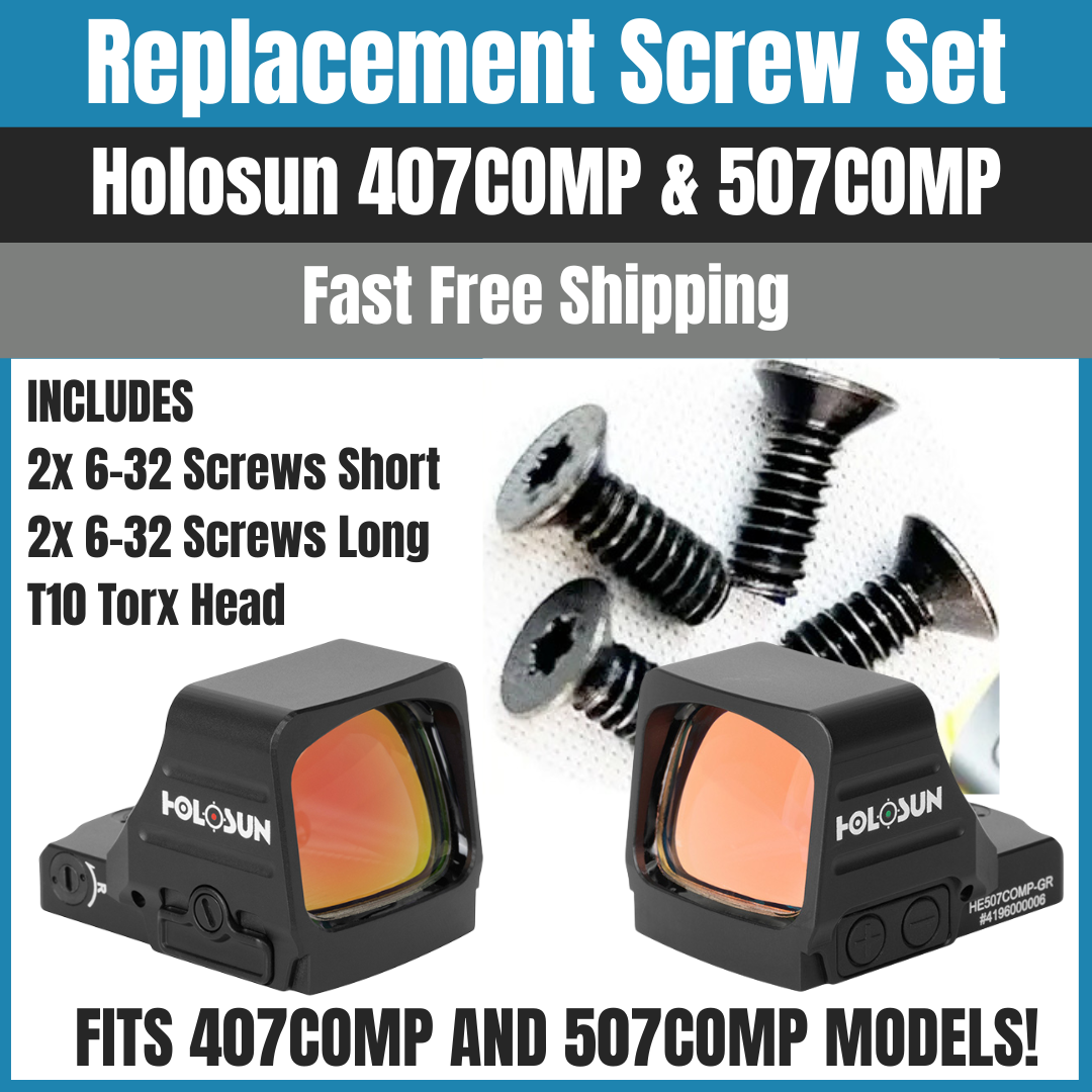 Holosun 407COMP and 507COMP Replacement Screw Set