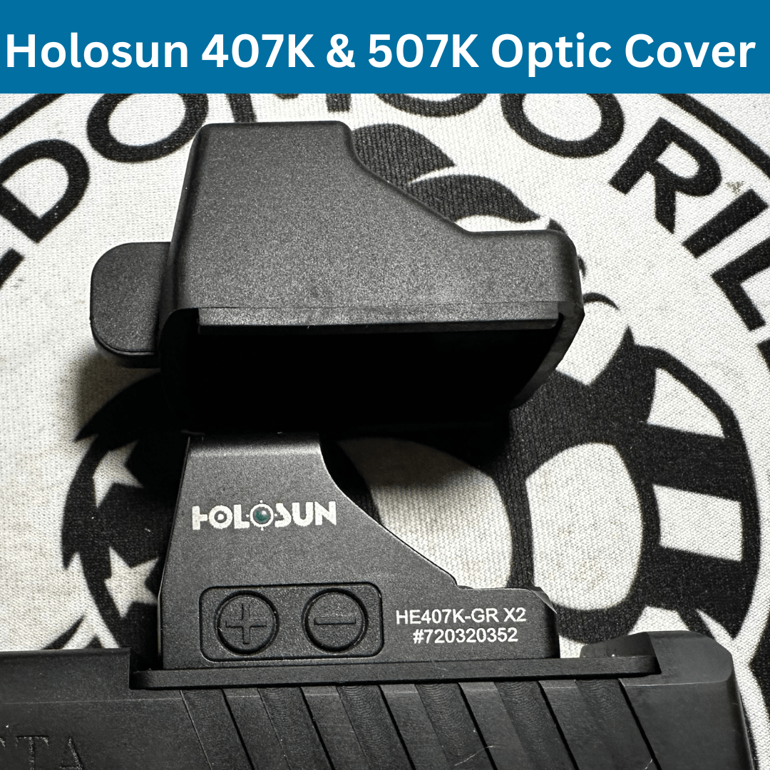 Holosun 407K & 507K Optic Cover - Precision Fit, High-Quality Soft Rubber Protection - Dust, Scuff & Scratch Resistant