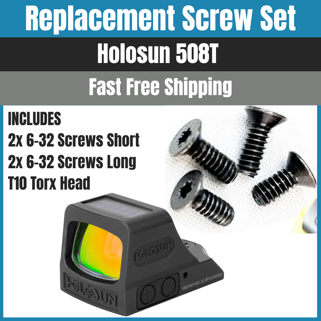 Holosun 508T Replacement Screw Set