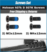 Holosun 407K/507K/EPS Carry Replacement Screw Set