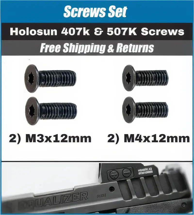 Holosun 407K/507K/EPS Carry Replacement Screw Set