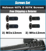 Holosun 407K/507K/EPS Carry Replacement Screw Set