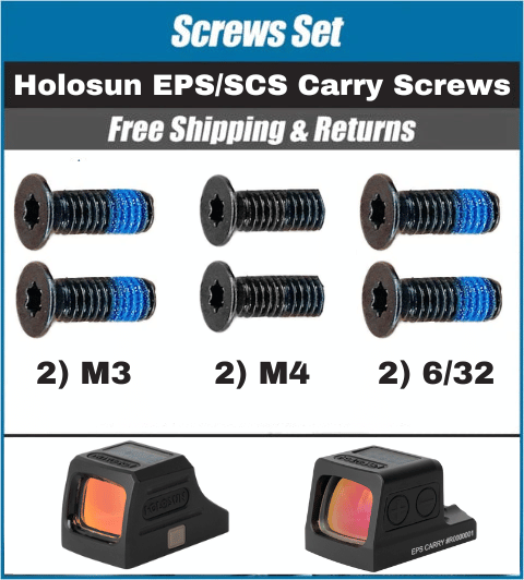 Holosun 407K/507K/EPS Carry/SCS Carry Replacement Screw Set