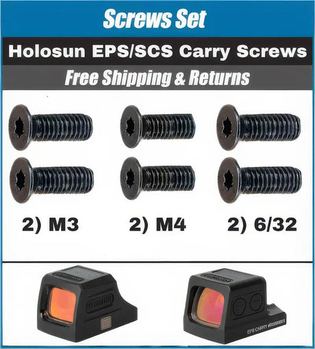 Holosun 407K/507K/EPS Carry Replacement Screw Set