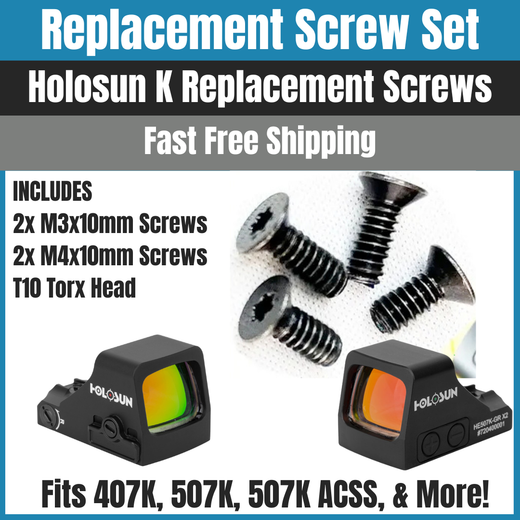 Holosun 407K/507K/EPS Carry Replacement Screw Set