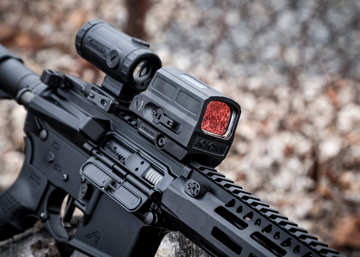 Holosun 512T & HM3XT Titanium Red Dot + 3X Magnifier Combo – The Ultimate Heavy-Duty Titanium Optic Setup