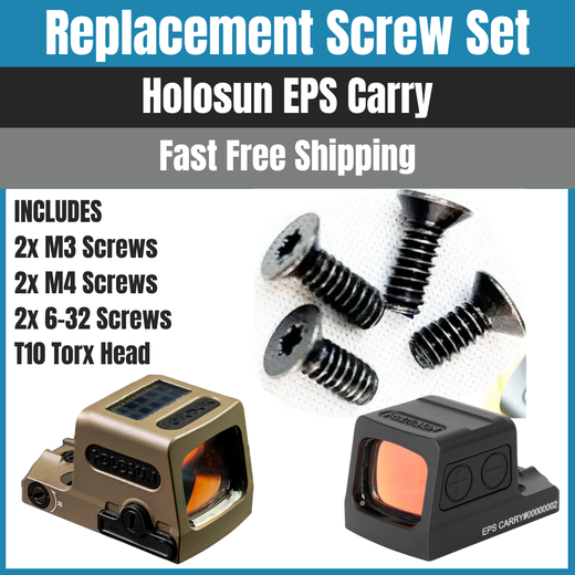 Holosun 407K/507K/EPS Carry Replacement Screw Set