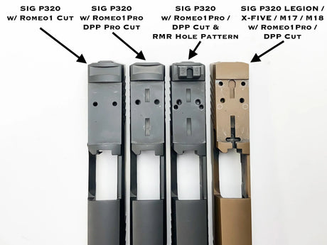 Sig P226/P229 to Holosun 509T for Romeo 1 Pro Cut Slides Only - Adapter Plate CHPWS - SG69-509T