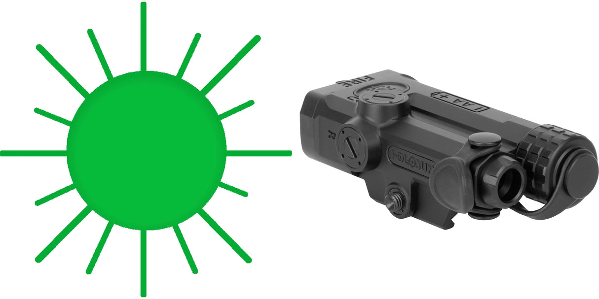 Holosun IRIS 1 Single Function Infrared/Red/Green Laser – Remote Switch – Fits Picatinny – IRIS-IR1, IRIS-GR1, IRIS-RD1