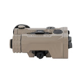 Holosun IRIS 3 FDE Triple Function Laser & IR Illuminator – GreenLaser, IR Laser, IR VCSEL, Remote Switch – Fits Picatinny - IRIS-GR3-FDE