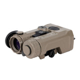 Holosun IRIS 3 FDE Triple Function Laser & IR Illuminator – GreenLaser, IR Laser, IR VCSEL, Remote Switch – Fits Picatinny - IRIS-GR3-FDE