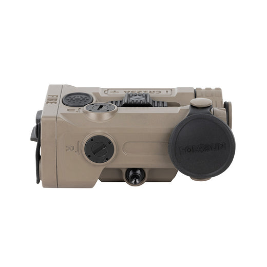Holosun IRIS 3 FDE Triple Function Laser & IR Illuminator – GreenLaser, IR Laser, IR VCSEL, Remote Switch – Fits Picatinny - IRIS-GR3-FDE
