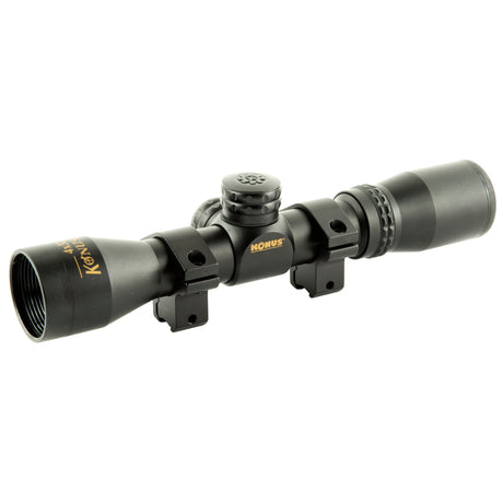Konus KonusPro 4x32 Rimfire Riflescope Duplex Reticle with Rings for .22 Caliber Hunting