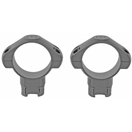 Konus High 30mm Steel Ring Mounts Fits Up To 56mm Objective Lens Rings in Black Matte - 1