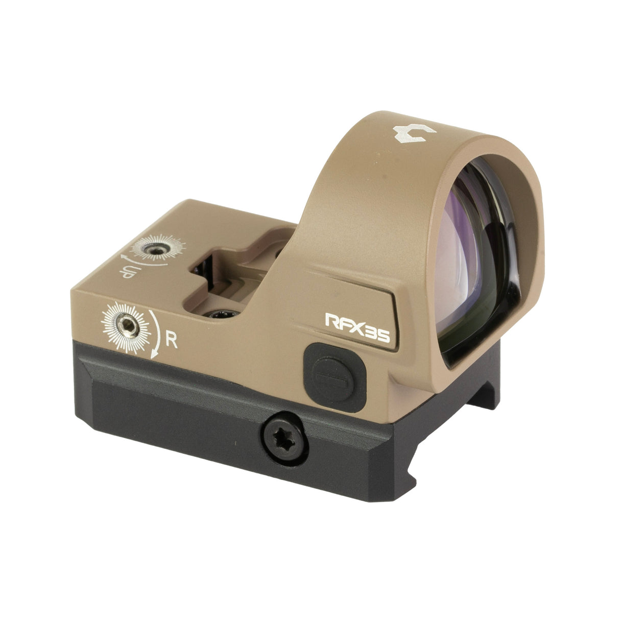 Viridian RFX35 FDE 3 MOA Green Dot Sight - RMR Footprint - 6061 T6 Aluminum Housing