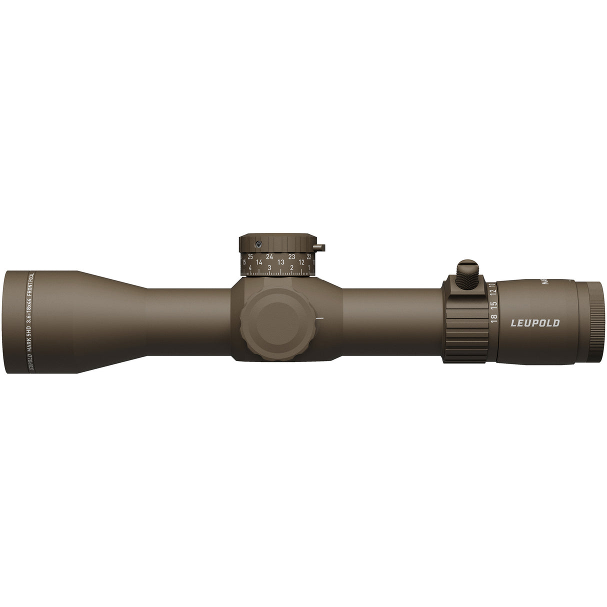 Leupold Mark 5HD 3.6-18x 44mm Riflescope with Tremor 3 Reticle, FFP, 35mm Tube (Model 185067)