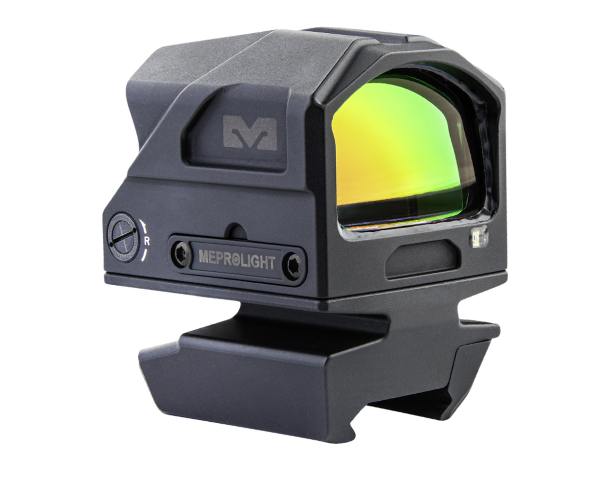 Meprolight MCO Pro Closed Emitter Red Dot Sight | 3-Segment SpeedRing Reticle, Picatinny Mount