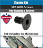 SCS MOS Replacement Screws, Made In USA - Set of 4