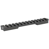 Midwest Industries Short Action One-Piece Picatinny Rail Bases in Black Matte - 1