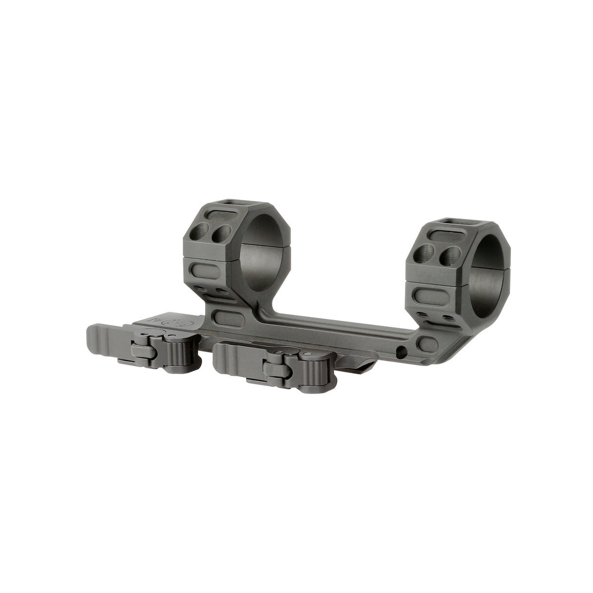 Midwest Industries MK2 Receiver Extension 30mm Quick Detach Scope Rings Rings in Black - 3