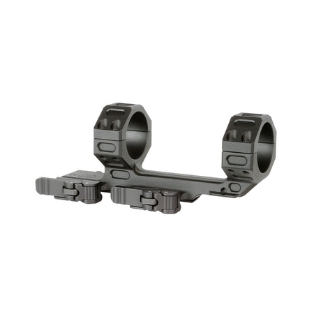 Midwest Industries MK2 Receiver Extension 34mm Quick Detach Scope Rings Rings in Black - 1